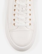 vices Sneakers pe platformă cu aplicație metalizată și inscripție Beli Albi