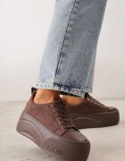 vices Sneakers pe platformă cu aplicație metalizată și inscripție Beli Maro