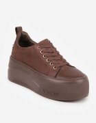 vices Sneakers pe platformă cu aplicație metalizată și inscripție Beli Maro