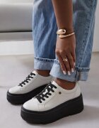 vices Sneakers Tuliri Alb cu negru