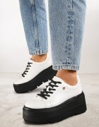 vices Sneakers Tuliri Alb cu negru