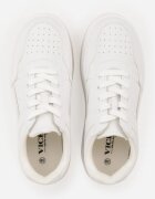 vices Sneakerși Albi cu Platformă Decorați cu Aplicații Metalice Nelanil