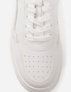 vices Sneakerși Albi cu Platformă Decorați cu Aplicații Metalice Nelanil