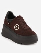 vices Sneakersi Maro cu Platformă Decorați cu Aplicație Metalică Tatellia