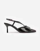 vices Stiletto Maro cu Aplicație în Formă de Fundă Evithe