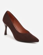 vices Stiletto Maro cu Brant din Piele Naturală Muzite