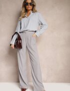 wei wei Cămașă Bleumarin-Albă Clasică cu dungi delicate Arffia