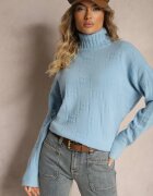 wool fashion Maletă Albastră cu Croi Clasic Savelle