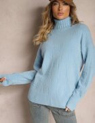 wool fashion Maletă Albastră cu Croi Clasic Savelle