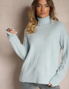 wool fashion Maletă Albastru deschis cu croială clasică Savelle