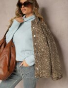 wool fashion Maletă Albastru deschis cu croială clasică Savelle