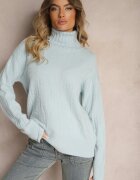 wool fashion Maletă Albastru deschis cu croială clasică Savelle