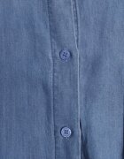 yu & me Cămașă Albastră denim din bumbac și buzunar Worimi