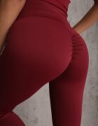 yu & me Colanți Bordo Clopot Talie înaltă Orruvana