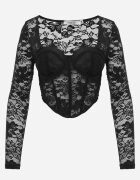 yu & me Corset de dantelă Vimal Negru