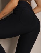 yu & me Pantaloni Bleumarin Skinny Talie înaltă Cu elastic în talie Ivelbia