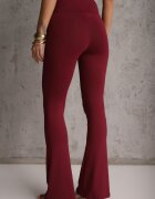 yu & me Pantaloni Bordo Talie înaltă din Material Elastic cu Bandă Elastică în Talie Dorra