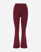 yu & me Pantaloni Bordo Talie înaltă din Material Elastic cu Bandă Elastică în Talie Dorra