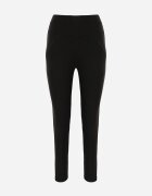 yu & me Pantaloni Negri tip Skinny cu elastic în talie și buzunare Rizeena