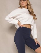 yu & me Pantaloni scurți Bleumarin de ciclism High Waist Basalla