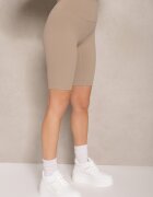 yu & me Pantaloni scurți ciclistă bej High Waist Basalla