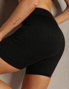 yu & me Pantaloni scurți ciclistă negri Talie înaltă Dezarina