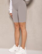 yu & me Pantaloni scurți Gri deschis tip ciclistă High Waist Basalla