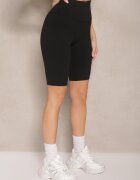 yu & me Pantaloni scurți Negri de ciclism Talie înaltă Basalla