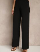 yu & me Set Negru din Tricot Vestă și Pantaloni Largi Nelli
