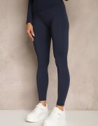 yu & me Set Sport Bleumarin Colanți High Waist și Longsleeve cu Spate Decorativ Dasalle