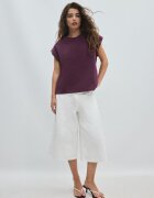 Stradivarius B06 Tricou De Bază Cu Mânecă Căzută Vânătă Xl