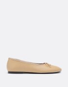 Stradivarius Balerini Din Piele Extraflexibili Ecru 37