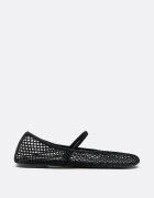 Stradivarius Balerini Din Plasă Cu Baretă Negru 39