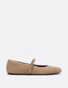 Stradivarius Balerini Mary Jane Din Piele Bej 36