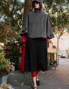 Stradivarius Bermude Elegante Cu Talie Încrucișată Negru 40