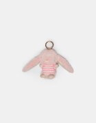 Stradivarius Breloc Charm Iepuraș Roz Deschis Os