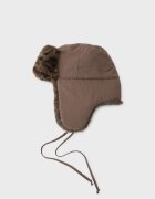 Stradivarius Căciulă Aviator Reversibil Albastru Os
