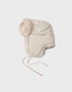 Stradivarius Căciulă Aviator Reversibil Ecru Os