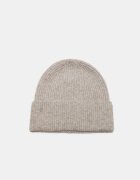 Stradivarius Căciulă De Bază Din Tricot Piatră Os