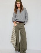 Stradivarius Cardigan Din Tricot Cu Mâneci Raglan Gri Melanj L