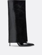 Stradivarius Cizme Cu Toc Pantaloni Cu Picior Negru 41