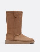 Stradivarius Cizme Joase Impermeabile Piele 41