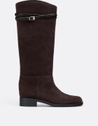 Stradivarius Cizme Stil Călărie Din Piele Maro 39