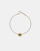Stradivarius Colier Choker Cu Charm Auriu Os