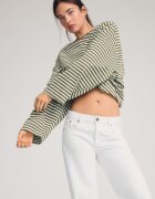 Stradivarius D91 Blugi Largi Talie Joasă Serj Vanilie 40