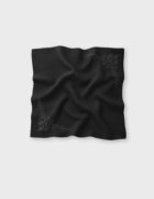 Stradivarius Eșarfă Cu Sclipici Negru Os