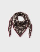 Stradivarius Eșarfă Triunghiulară Cu Imprimeu Paisley Maro Os