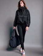 Stradivarius Geacă De Vânt Tehnică Cu Căptușeală Polară Transparente Xs