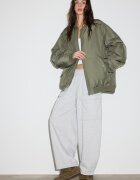 Stradivarius Geacă Oversize Kaki Xl