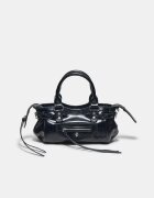 Stradivarius Geantă City Crossbody Negru Os